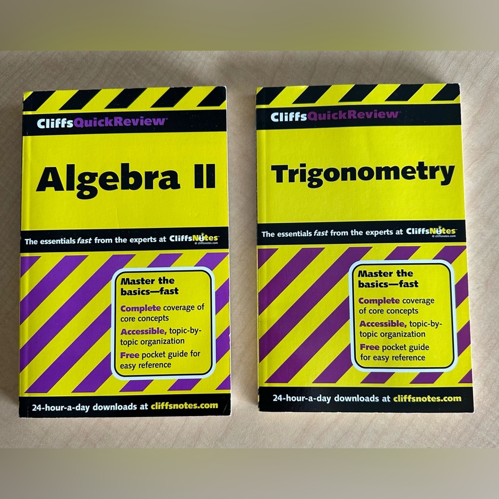 CliffsNotes Algebra 2 & Trigonometry Quick Reviews